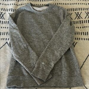 lululemon engineered warmth Gray Men's Sweater
